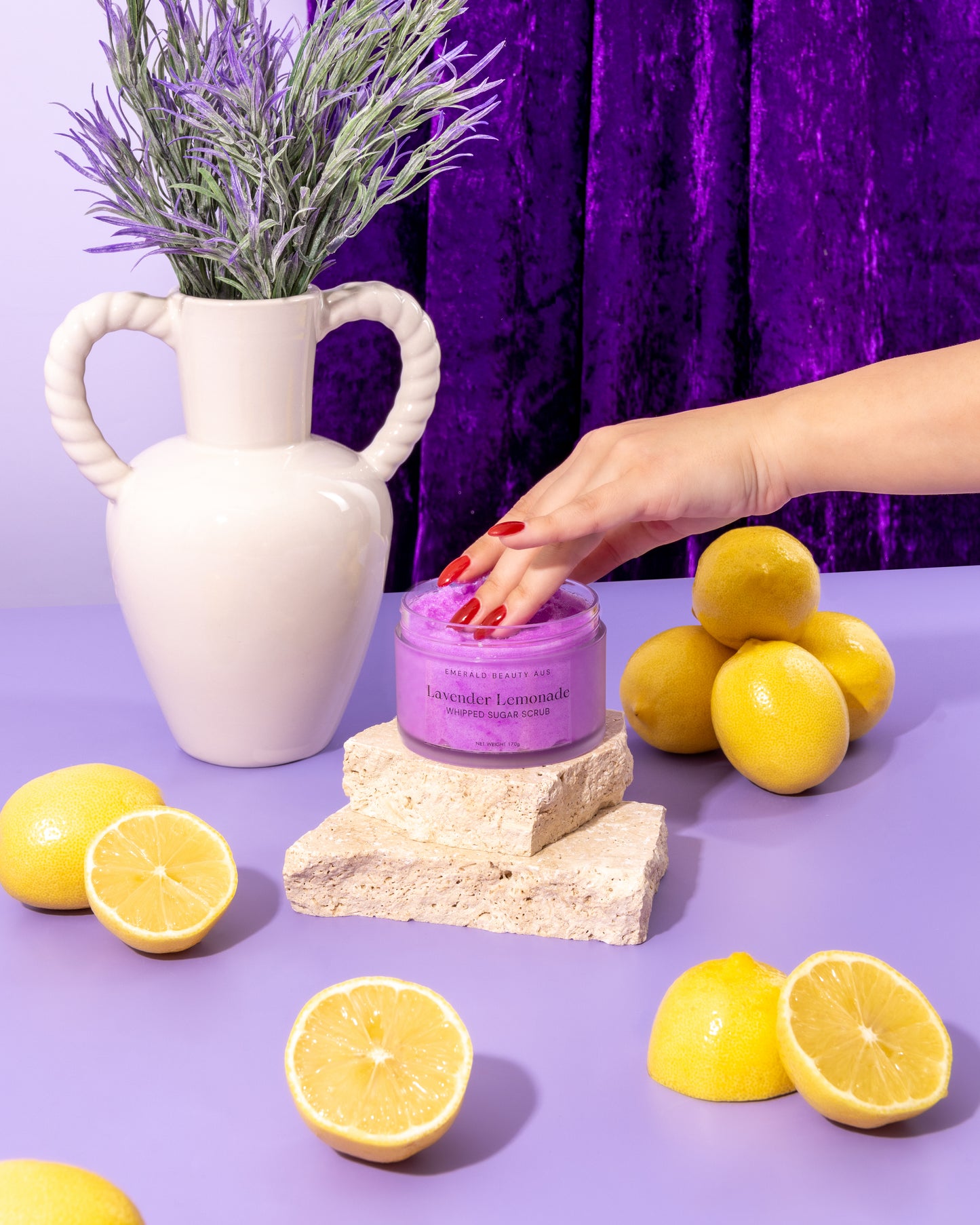 Lavender Lemonade Whipped Sugar Scrub