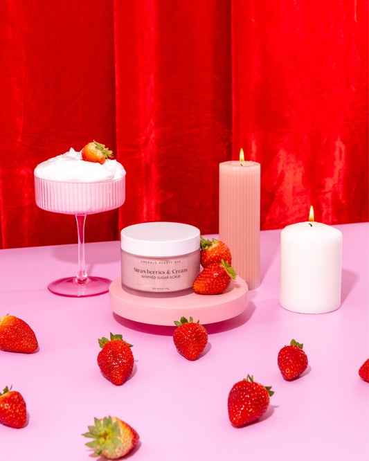 Strawberries & Cream Whipped Sugar Scrub
