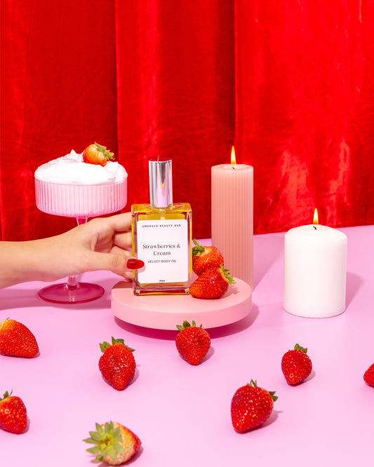 Strawberries & Cream Velvet Body Oil