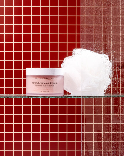 Strawberries & Cream Whipped Sugar Scrub