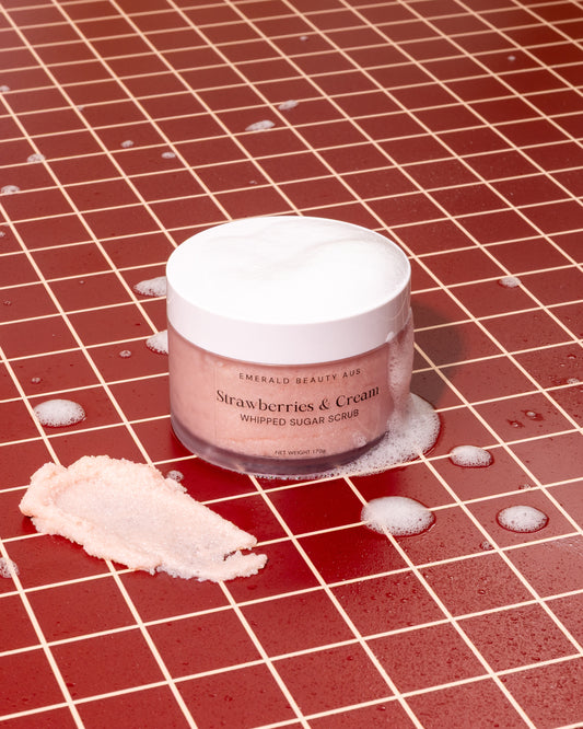 Strawberries & Cream Whipped Sugar Scrub
