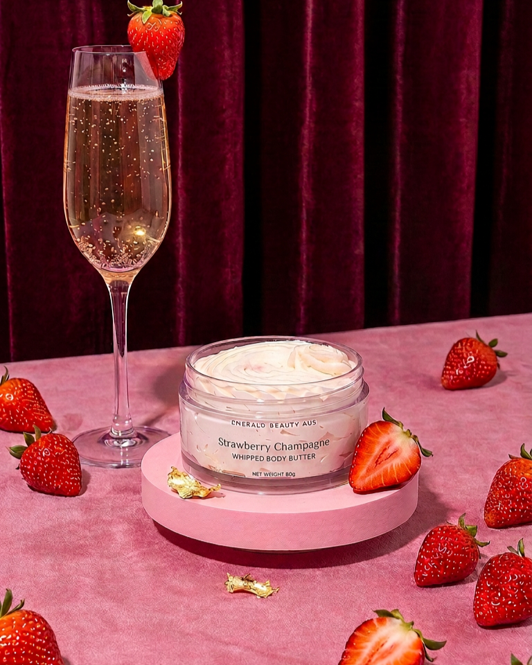 Strawberry Champagne Whipped Body Butter