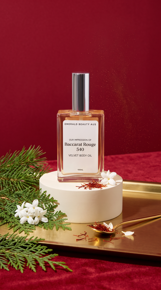 Our Impression of Baccarat Rouge 540 Velvet Body Oil