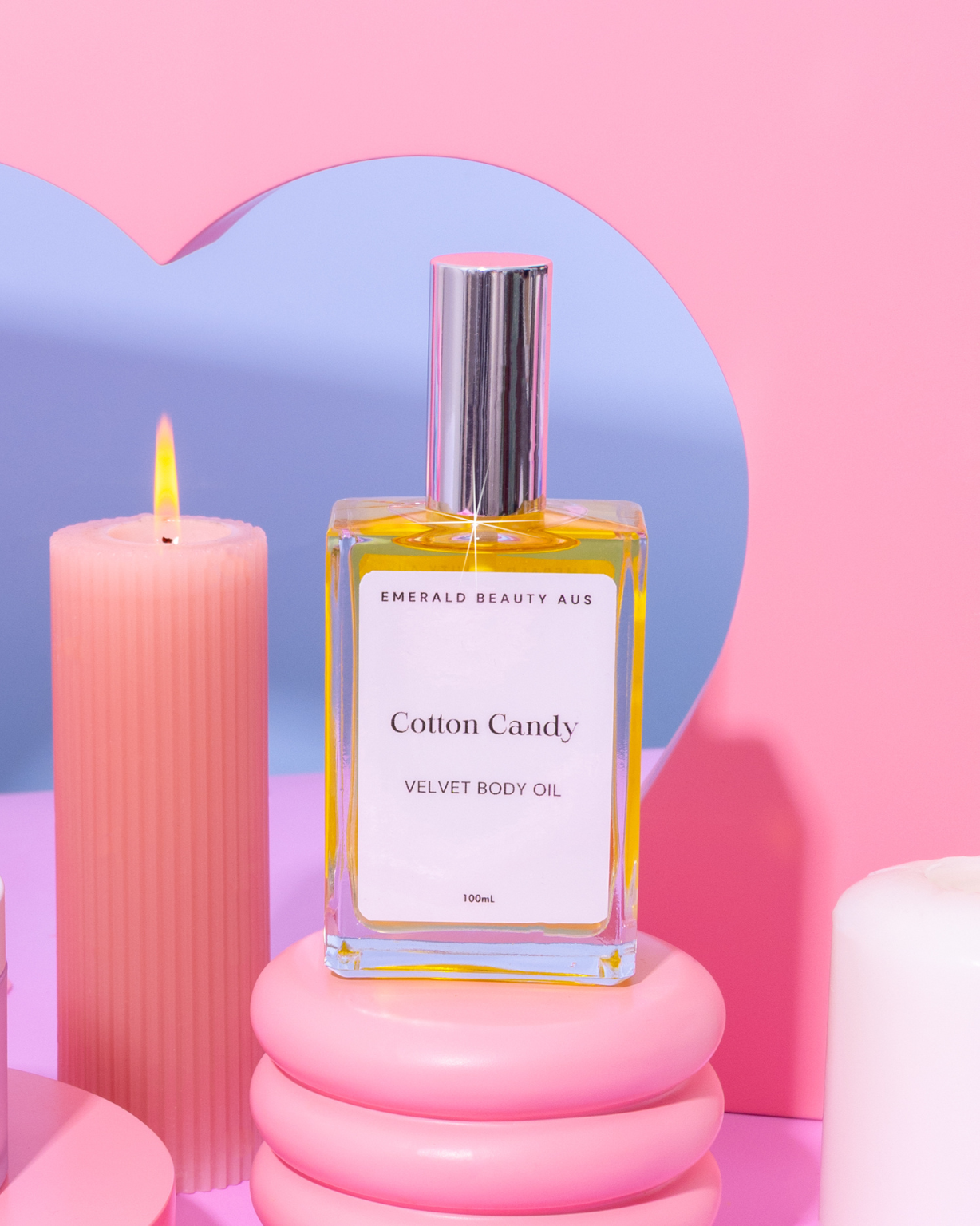 New! Cotton Candy Velvet Body Oil