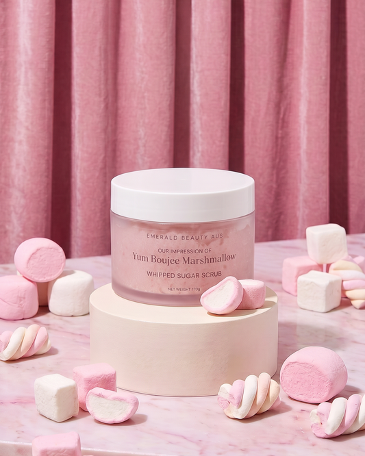 Our Impression of Yum Boujee Marshmallow Whipped Sugar Scrub